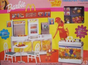 Barbie(バービー) - McDonald's (マクドナルド) Fun Time! Restaurant Playset - 2001 Mattel ドール 人