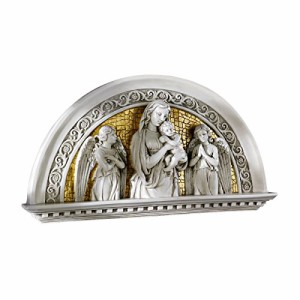 Design Toscano Blessed Virgin and Child Religious Arch Wall Sculpture