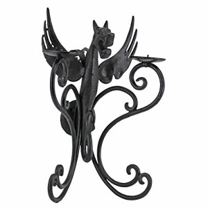 Design Toscano Castle Dragon Iron Wall Sconce