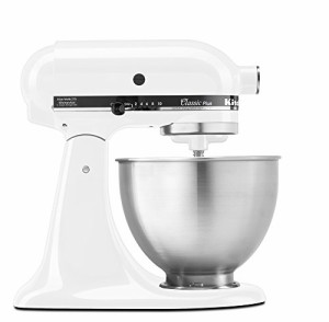 KitchenAid KSM75 スタンドミキサー クラッシック プラス ホワイト (白)