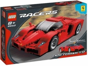 レゴ レーサー エンツォ・フェラーリー 1/17 8652 LEGO Racers: Enzo Ferrari 1:17 Scaleの通販は