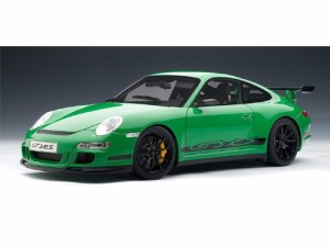 AUTOart Porsche (ポルシェ) 911 (997) GT3 RS 1/12- Green / Black AA12118 ミニカー ダイキャスト 自動