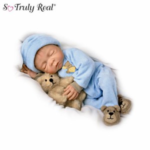 【アシュトンドレイク】Lifelike Denise Farmer Baby Boy Doll With Plush Te/赤ちゃん人形/ベビードール