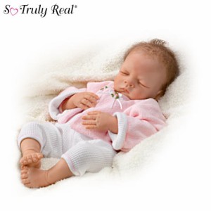 【アシュトンドレイク】Sleeping Baby Doll By Waltraud Hanl With RealTouch/赤ちゃん人形/ベビードール