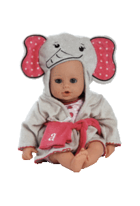 【アドラ】入浴赤ちゃん - エレファント/Adora赤ちゃん人形/ベビードール/抱き人形