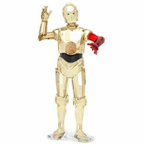 (スワロフスキー) SWAROVSKI スターウォーズ C-3PO/11.3 x 5.4 x 4.9 cm （ゴールド×レッド） 5290214 S