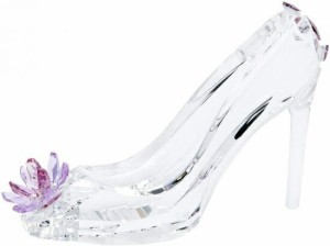 (スワロフスキー) SWAROVSKI ハイヒールと花 5.6 x 3.1 x 8.3 cm （クリア×パープル） 5493712 SHOE WIT