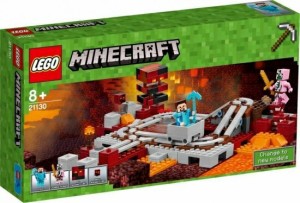 LEGO レゴ マインクラフト Nether Train 暗黒界の線路 21130