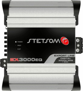 Stetsom EX 3000 EQ Mono 1 Ohm デジタル アンプ フルレンジ Class D 3k RMS EX3000EQ