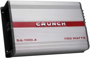 Crunch SA-1100.4 Smash シリーズ 1,100-Watt 4チャンネル Class AB Amp