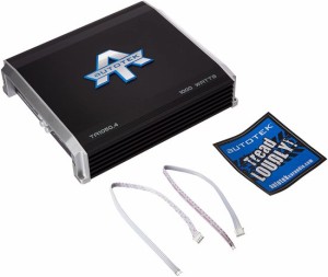 AutoTek TA 1050.4 Ta シリーズ 1,000 W 4チャンネル Class Ab Amp , black