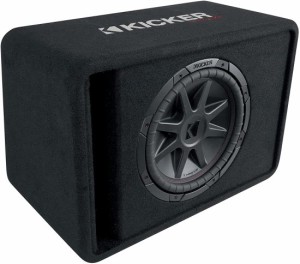 KICKER 48VCVR122 CompVR 800W 12" Car サブウーファー in Vented Sub Box エンクロージャー