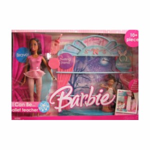 Barbie バービー私はバレエの先生AA 10+ピースプレイセットwバービー人形＆ケリー人形＆モア（2006）になることができます