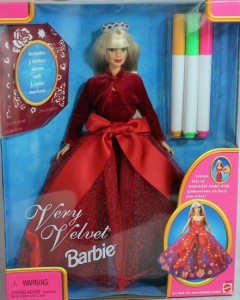 Barbie バービー20528 1998非常にベルベット人形