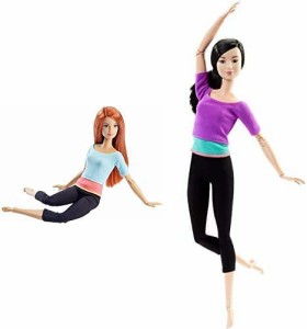 Barbie バービーはバービー人形を動かし、バービー人形、紫色のトップバンドルを動かすように作られました