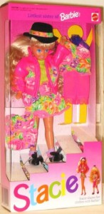 Barbie Stacie Doll、バービー Dollのリトルの姉妹（1991）