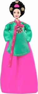 Barbie 世界のマテル人形：韓国裁判所の王女バービー