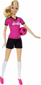 Barbie バービーキャリアサッカープレーヤードール