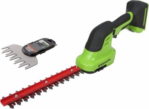 Greenworks 24V Cordless Shear Shrubber, Tool Only