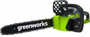 Greenworks 40V 16-Inch Cordless Chainsaw, Tool Only