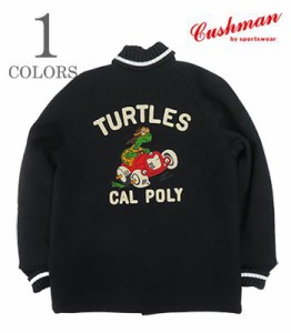 CUSHMAN クッシュマン カラー別注|メルトン|ハンドル刺繍|カークラブジャケット『TURTLES MELTON CAR CLUB JACKET』【アメカジ・カレッジ