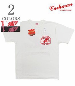 CUSHMAN クッシュマン 半袖|40番双糸|リサイクルコットン|プリントTシャツ『RECYCLE COTTON TEE TYLER』【アメカジ・カレッジ】26835