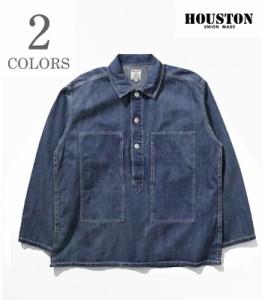 ヒューストン 長袖 デニム プルオーバーシャツ HOUSTON DENIM PULLOVER SHIRT 40696