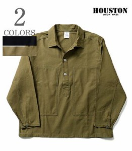 ヒューストン 長袖 コットンサテン プルオーバー ワークシャツ HOUSTON U.S.ARMY PULLOVER SHIRT 40883