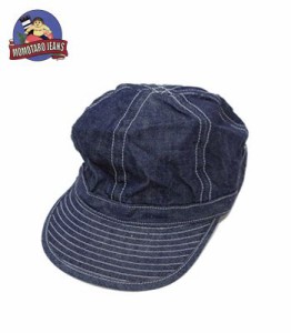 桃太郎ジーンズ ワークキャップ MOMOTARO JEANS DENIM MECHANIC CAP SJ015