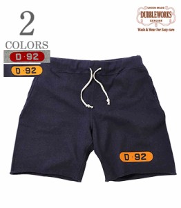 ダブルワークス 落ち綿 ミニ裏毛 カットオフ スウェットショートパンツ DUBBLEWORKS SWEAT SHORT PANTS D・92 84002-D92