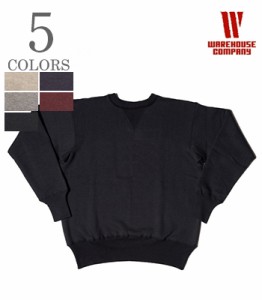 WAREHOUSE ウエアハウス 裏起毛|丸胴|無地|セットインフリーダムスリーブ|スウェット『SET IN FREEDOM SWEAT PLAIN』【アメカジ・カレッ