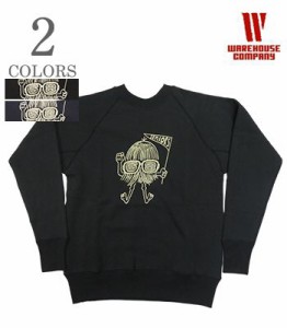 WAREHOUSE ウエアハウス 裏毛|丸胴|ラグランスリーブ|スウェット『SENIORS RAGLAN SLEEVE SWEAT』【アメカジ・カレッジ】409-SENIORS