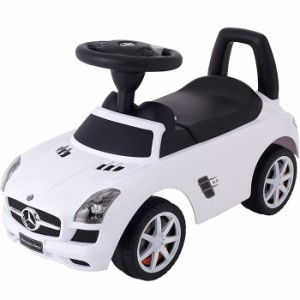 乗用メルセデスベンツ SLS AMG  ホワイト 乗用玩具 足けり車 子供用乗り物