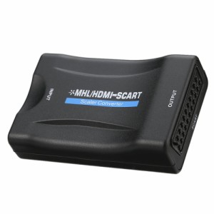 HDMI/MHL → SCART スケールコンバーター AV CVBS信号 1080P/60Hz