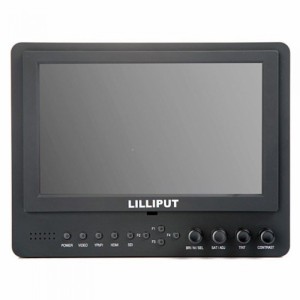 Lilliput 7インチ 665/O/P  ビデオ カメラ用 液晶モニター HDMI YPbPr