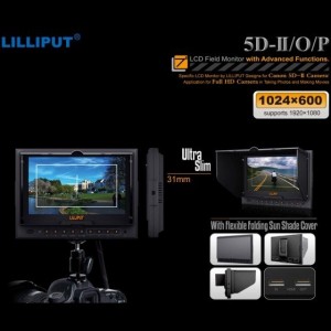 Lilliput 7インチ 5D-II/O/P  ビデオ カメラ用 液晶モニター HDMI