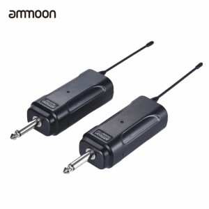 ammon ワイヤレス オーディオ送受信システム 3.5mm 6.35mm エレキギター、バイオリン