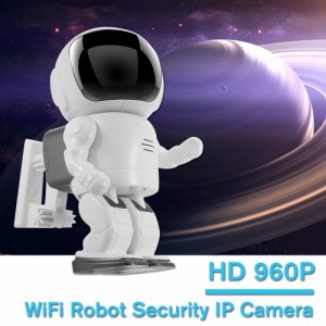 980P HD WIFI ワイヤレス ロボット型 ナイトビジョンつき セキュリティーIPカメラ