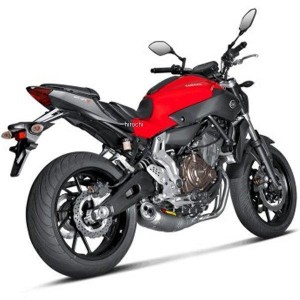 1810-2225 アクラポビッチ AKRAPOVIC フルエキゾースト レーシングライン 14年以降 MT-07 チタン WO店