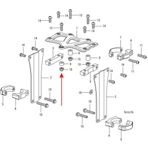 SP武川 フランジキャップナット 6mm (10個入り) WO店