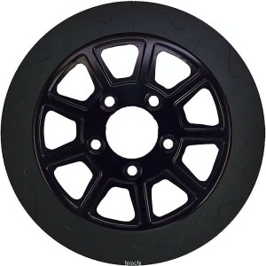 リンドールブレーキ LyndallBrakes ブレーキローター SMOOTH/9SPOKE 11.8インチ 黒/黒 7mm厚 リア WO店