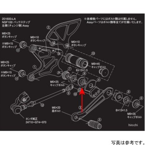 シフトアップ バックステップ 右側用補修部品ペアリングNMB DDLF-1680HH NSF100用 WO店