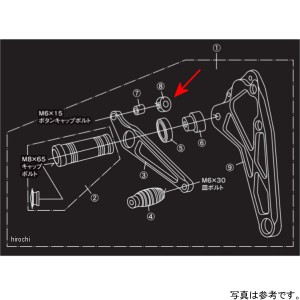 シフトアップ バックステップトクシュナット/PC XR100 WO店