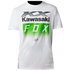 フォックス FOX Tシャツ カワサキ オプティックホワイト Lサイズ WO店