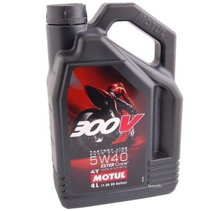 モチュール MOTUL 300V 100％エステル化学合成 4スト エンジンオイル 5W40 4リットル 3601-0070 WO店