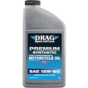 DRAG Specialties ドラックスペシャリティーズ エンジンオイル DRAG 15W-60 合成油 1クォート(946ml) 3601-0782 WO店