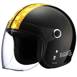 ライズ RIDEZ Jr STAR ヘルメット キッズ用 黒 53-54cm 4527625093157 WO店