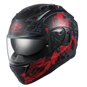 オージーケーカブト OGK KABUTO フルフェイスヘルメット KAMUI-3 TRUTH フラットブラックレッド XLサイズ(61cm-62cm) 4966094602765 WO店