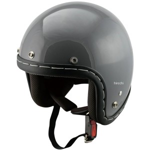 TNK工業 ジェットヘルメット JS-65GX クラシックグレー ディープフリーサイズ(58-60cm) WO店