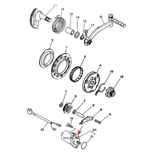 ヤマハ純正 セルモーター アセンブリ WO店